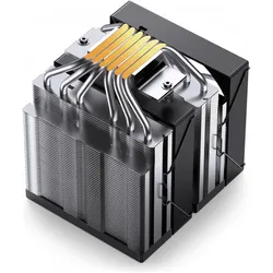 Jonsbo CB80 CPU-Kühler, Dual-Tower, 2 x 120mm, PWM, RGB - schwarz (153 mm), CPU Kühler, Schwarz