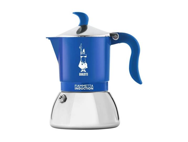 Espressokocher BIALETTI Bialetti Fiametta 4 Tassen Candyland Blau , blau, Kaffeemaschinen, Espressokocher