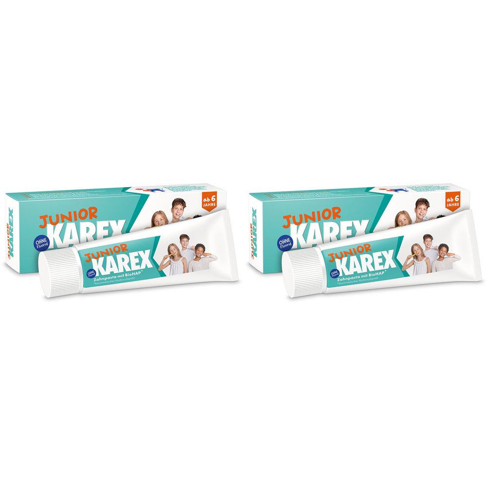 Junior Karex x2 2x65 ml Zahncreme