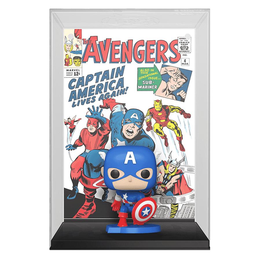 Funko MARVEL - POP Comic Cover N° 27 - Captain America Avengers #4 (1963) (72499)
