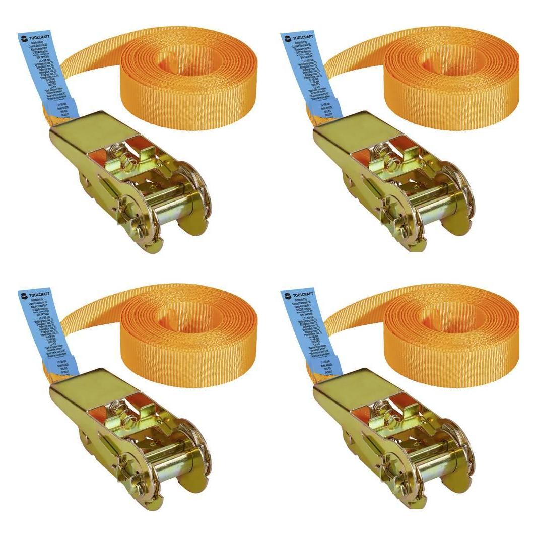 Toolcraft Zurrgurte mit Ratschenmechanismus bis 500 daN (konform zur DIN ) (TO-10246095)