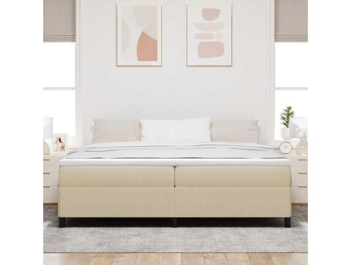 YUOTYRKTEJRSG Cordstoff Modernes Design Boxspringbett Grün 200 x 200 cm Boxspringbett Grau-Grün 200x200 cm Cordstoff mit Lattenrost Kaiserbett Modernes Design Stabil Holzbeine Schlafzimmer Möbel