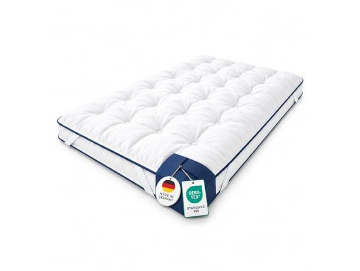 Topper 180x200cm, Bambus-Naturfaser Matratzentopper Viskose, Waschbar hypoallergen, Hygienisch Allergikerfreundlich, Temperaturregulierend, In verschiedenen Größen erhältlich