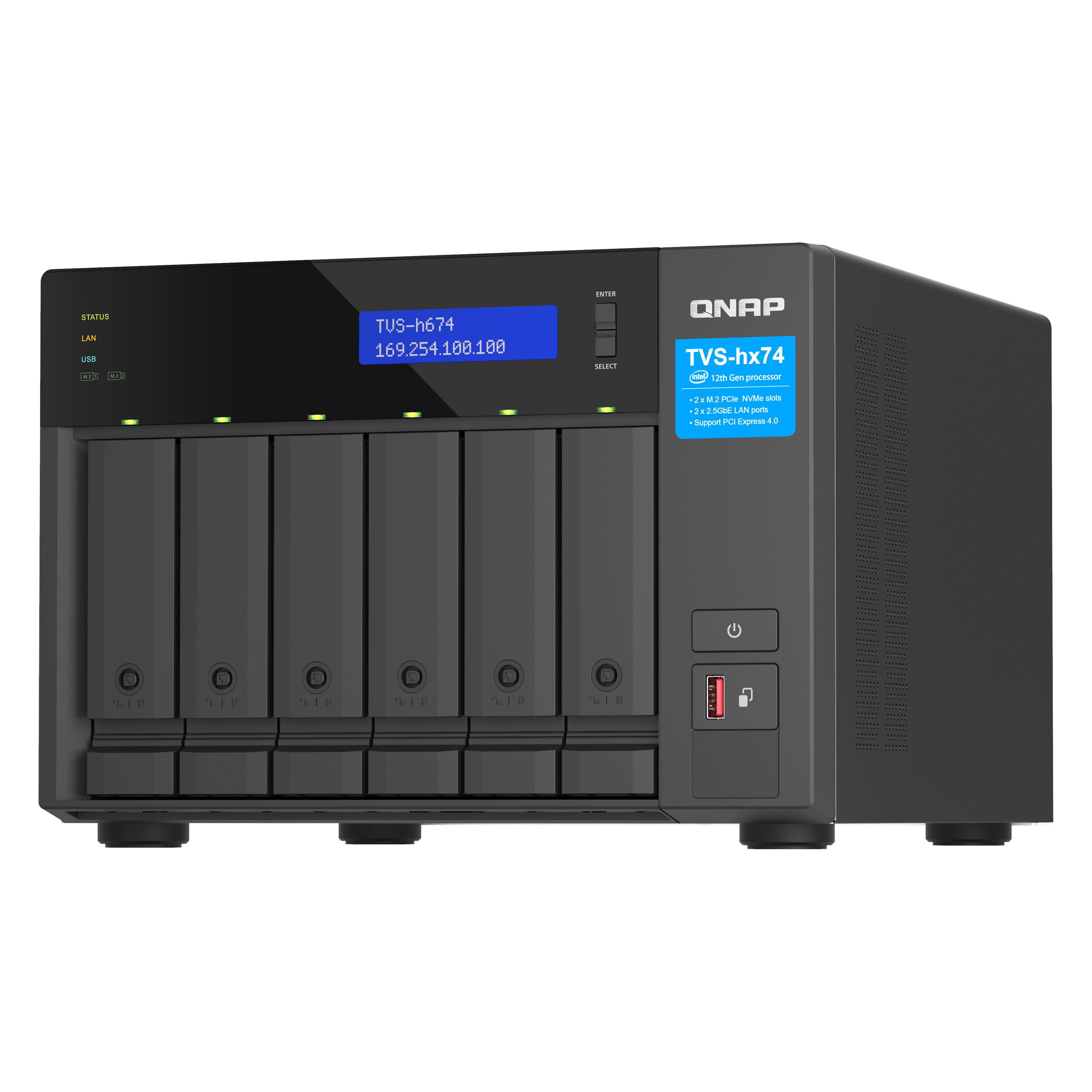 QNAP TVS-h674-i3-16G (0 TB) (TVS-H674-I3-16G)