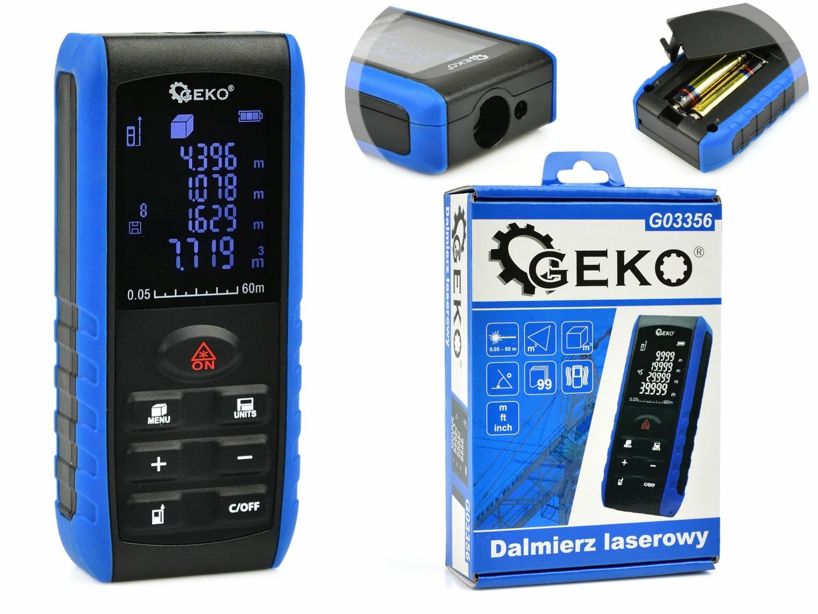Geko laser afstandsmeter
