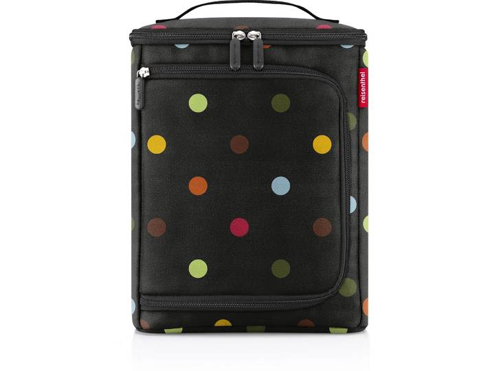 Kühltasche Reisenthel schwarz/bunt H 30 B 23 cm Hochwertiges recycletes Polyestergewebe, wasserabweisend - Farbe: Dots