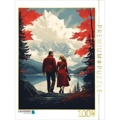 CALVENDO Puzzle Ich denke oft an Kanada - historisches Filmplakat zu einem Film, der nie gedreht wurde | 1000 Teile Lege-Größe 64x48cm Foto-Puzzle für