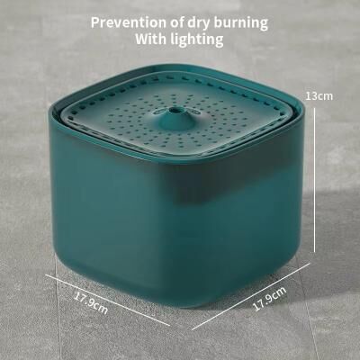 Inspired Finds 3L Smart Pet Water Fountain Automatic USB Cat Water Dispenser With Quiet Circulating Filter & Motion Sensor green Upgrade
