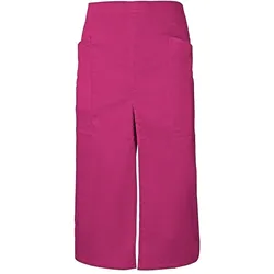 Lange Schürze mit Schlitz u. Taschen 190 g/m2 ⚥ Fuchsia One Size
