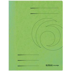 Herlitz Schnellhefter 11199411 easy orga, A4, hellgrün, 355g/m² Karton
