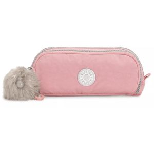 kipling Federmäppchen Gitroy, Bridal Rose, Schlamperetui, 3-fach, aus Stoff, rosa