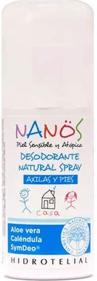 HIDROTELIAL Nanös Desodorante Natural Spray Axilas y Pies 75ml