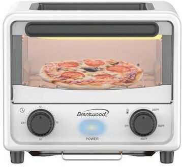Brentwood 3 Liter Mini Toaster Oven in White