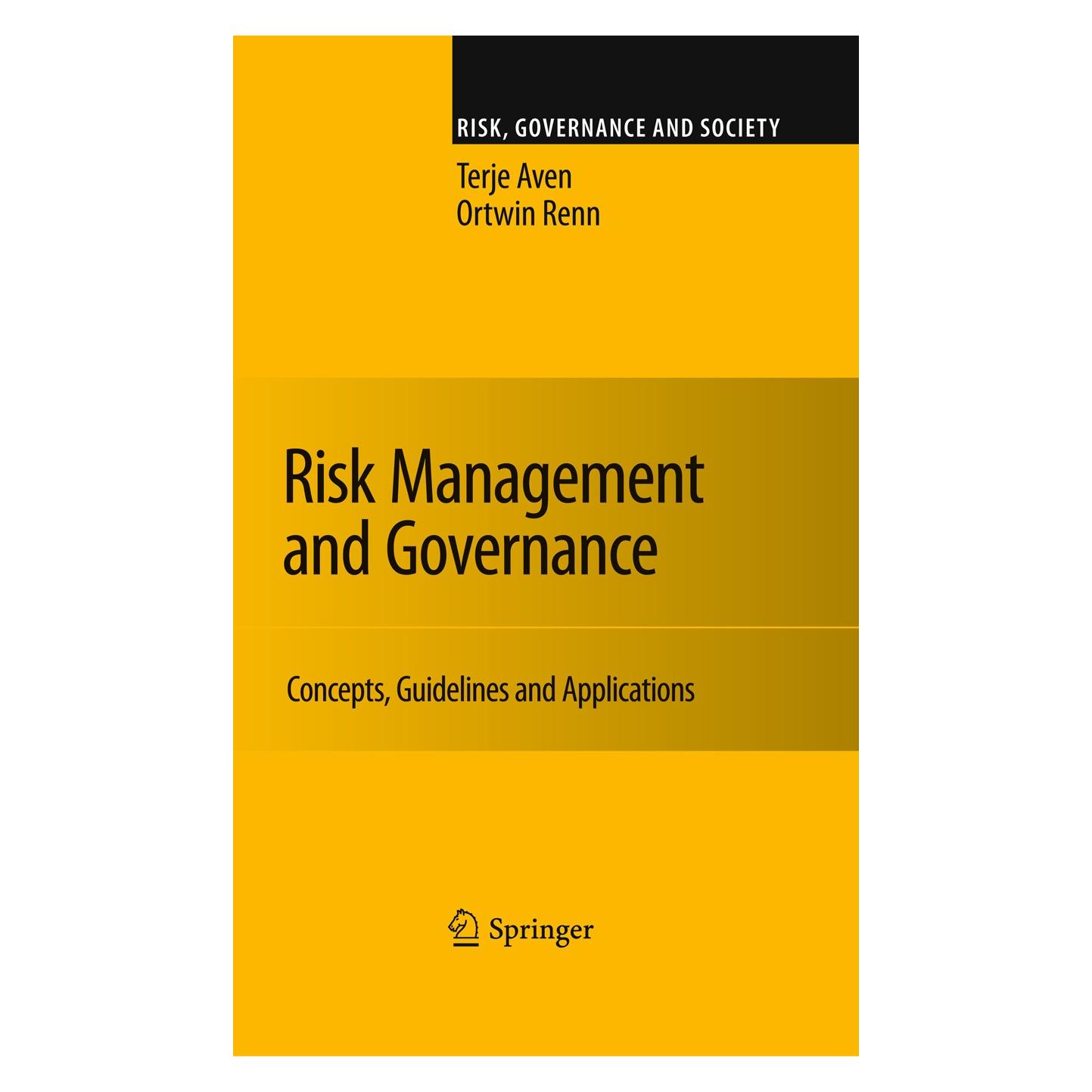 Springer Risk Management and Governance (Englisch, Hardcover, Ortwin Renn, Terje Aven) (9783642139253)