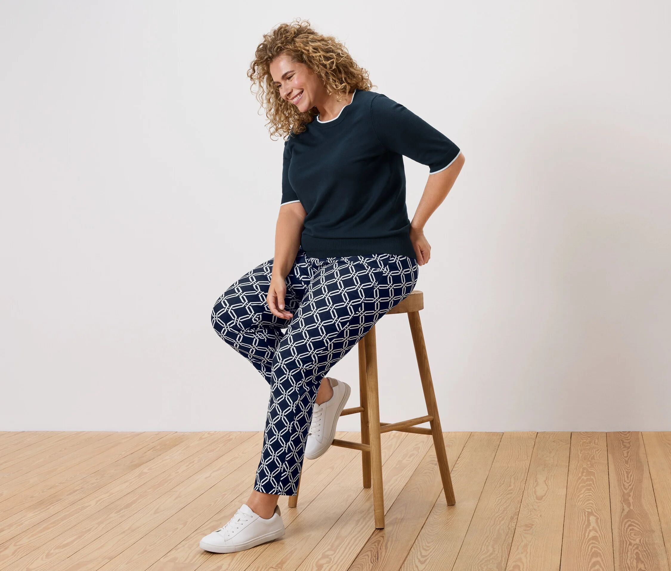 Tchibo - Stretchhose - Damen - Gr. 50 - dunkelblau