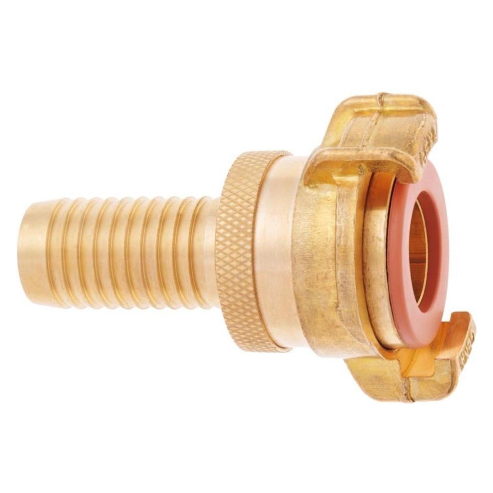 Karasto Schlauchstück GEKA plus SH-K Messing Schlauchgrösse 25 mm für Trinkwasser (Schlauchschelle, 25 mm) (02.4104.9)