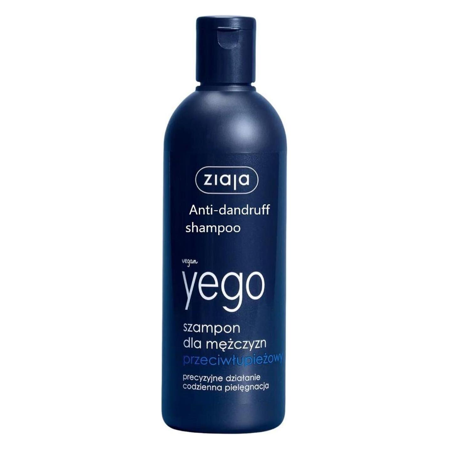 Ziaja Yego Anti-Dandrout Shampoo For Men 300Ml (Flüssiges Shampoo, 300 ml) (9001257)