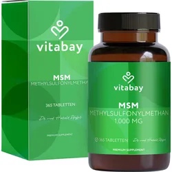 Msm 1000 mg Methylsulfonylmethan Vegan 365 ST