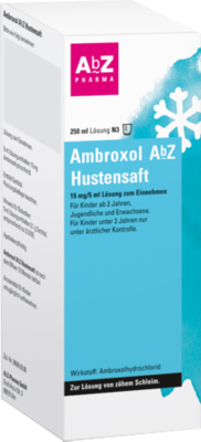 AbZ Pharma GmbH AMBROXOL AbZ Hustensaft 15 mg/5 ml 250 ml 02058541