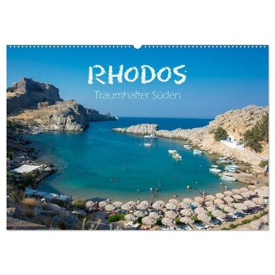 Rhodos - Traumhafter Süden (Wandkalender 2026 DIN A2 quer), CALVENDO Monatskalender