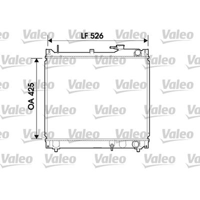 VALEO Kühler, Motorkühlung 734162 für Suzuki