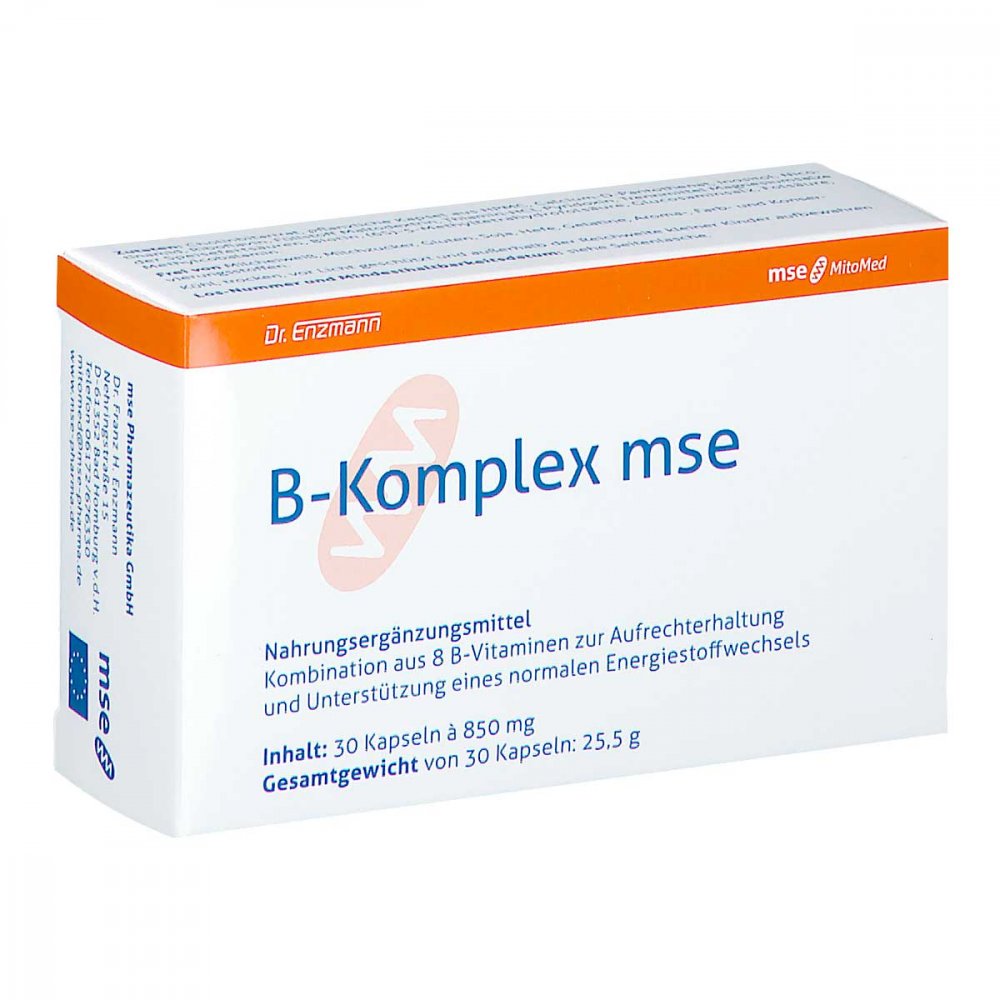 MSE Pharmazeutika GmbH B Komplex mse Kapseln 12418696