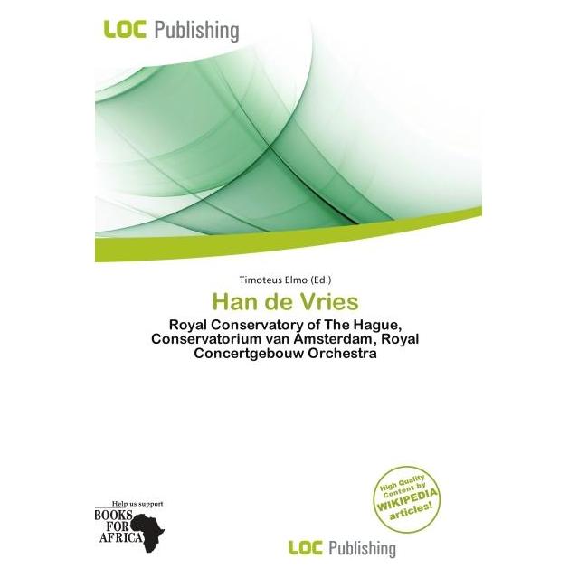Various Publishers Han de Vries (Englisch, Softcover) (55560486)