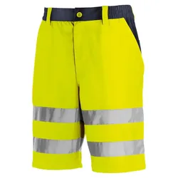 Warnschutz Shorts "ERIE" gelb/marine - 52