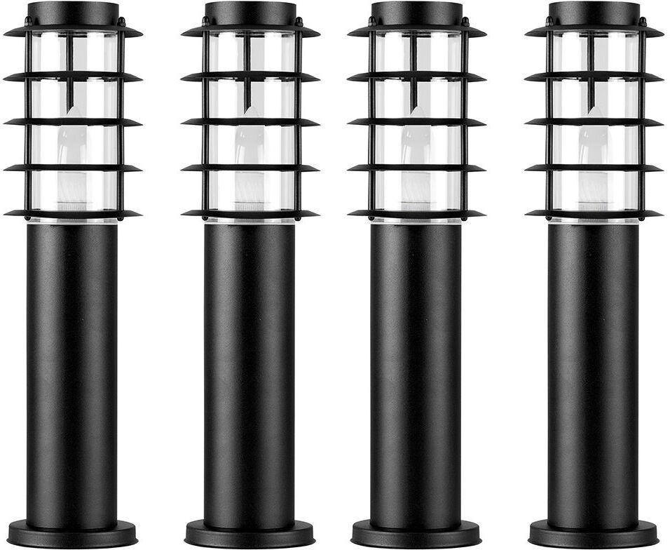 Dakota Fields New Canaan Frosted Bollards 45cm H X 12cm W X 12cm D