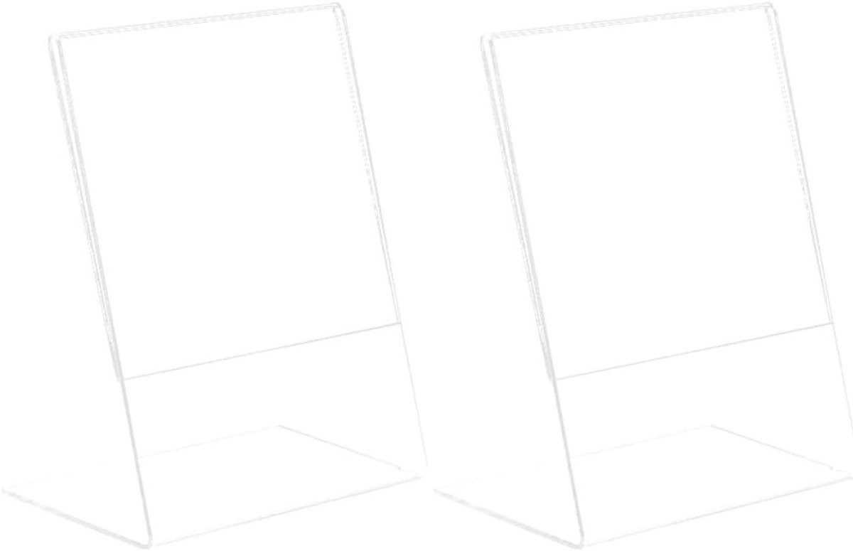 Acryl Foto Frame A5 - Transparante Poster Stand voor het tonen van foto's