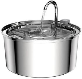 Inspired Finds Smart Stainless Steel Cat Water Fountain With USB Power And Quiet Filtration System standard Edition