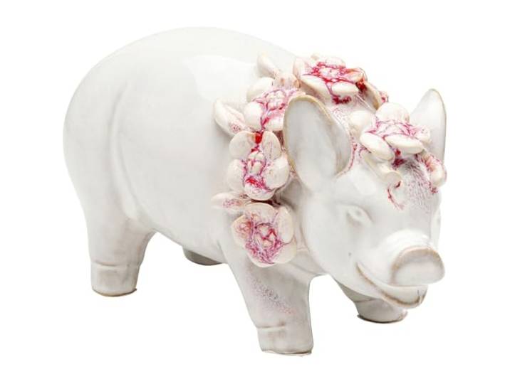 Kare Déco Cochon Hawaï 21cm Design