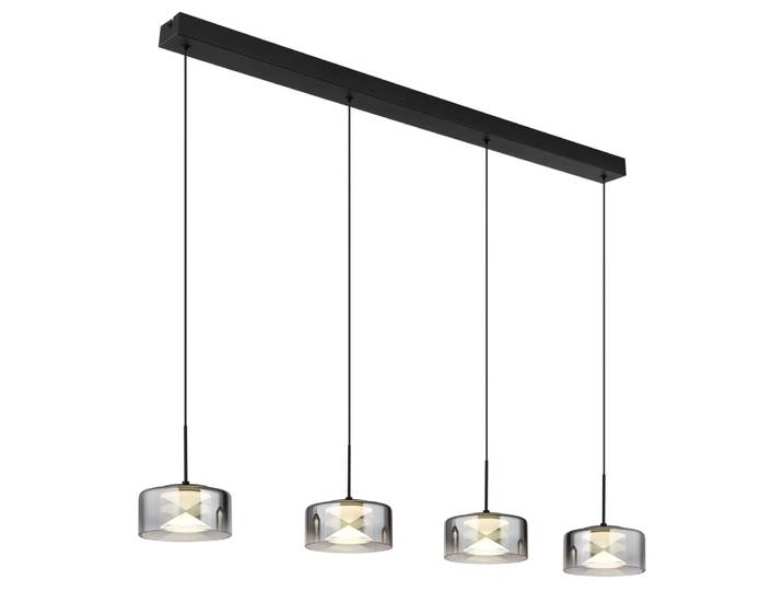 Design hanglamp Belinda 4-lichts zwart Globo - 16024-4