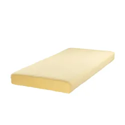 como Boxspring-Stretch-Spannbettlaken  Uni Jersey 3700 ¦ gelb ¦ Maße (cm): B: 90