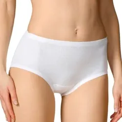 Calida Midislip Brief Weiß Baumwolle 50 Damen