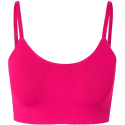 Tchibo - Seamless-Bustier mit Spitze - Damen - Gr. L - pink