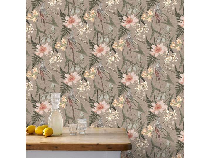 Vliestapete Paradise Garden 52 x 1005 x 0cm Braun