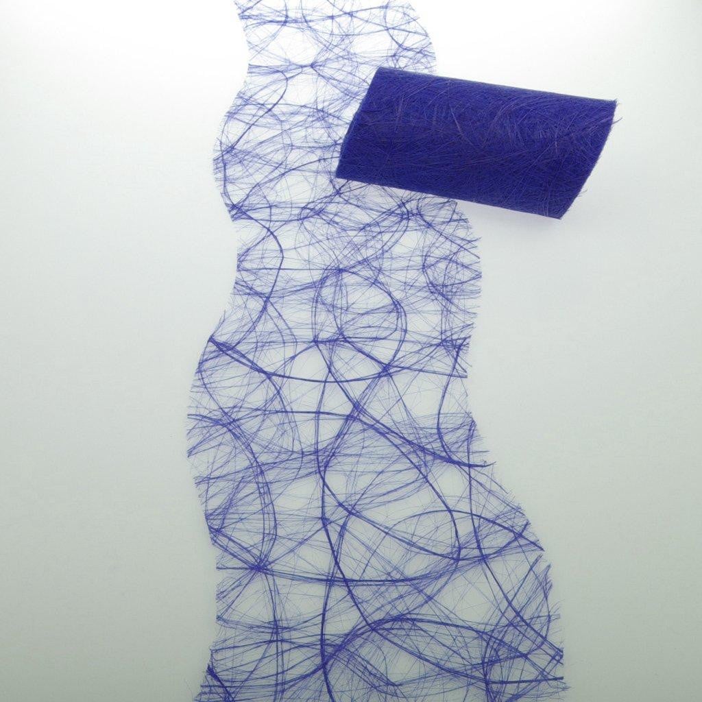 Dripio Tafelkleed Donkerblauw Gerimpeld 12,5 cm x 25 meter