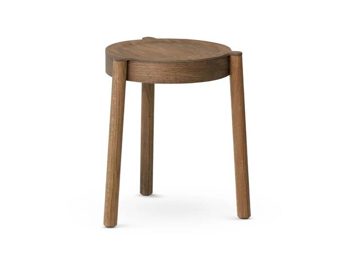 Northern Pal tabouret rond Chêne fumé, Ø37x46 cm