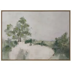 Wandbild 52,1 x 72,1 cm Landschaft Kunststoff Grün