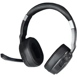 Urban Factory Circum Bluetooth Headset With Enc (Kabellos), Gaming Headset, Schwarz