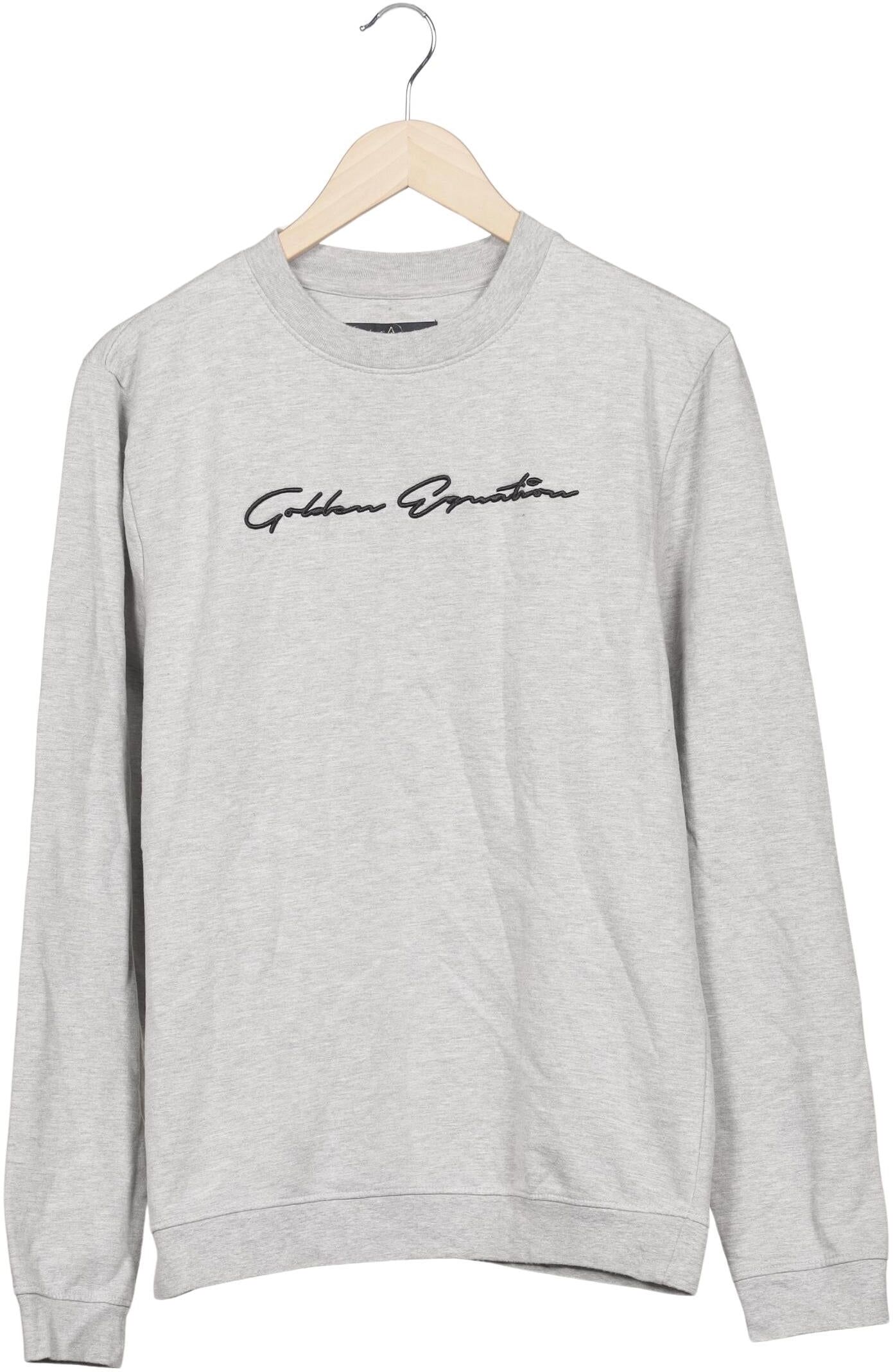 Golden Equation Herren Sweater, Grau, Gr. M, Synthetik / Baumwolle - Second Hand