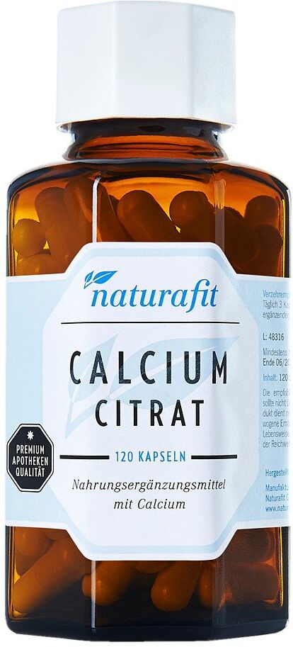 Naturafit Calcium Citrat Kapseln 120stk