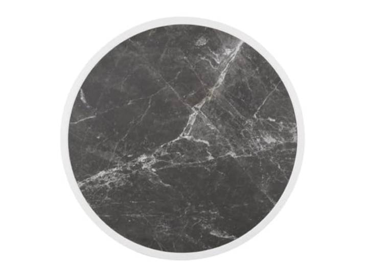 Bolero - DL487 Tischplatte, Glasfaser, rund, dunkle Granitoptik, 580 mm