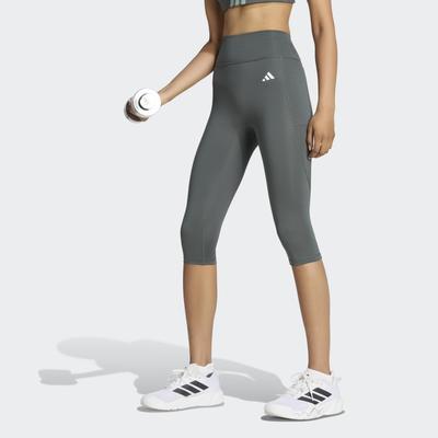 adidas Performance "OPTIME ESSENTIALS CAPRI-LEGGINGS" für Fitness und Yoga, mit climacool, 3/4-Länge