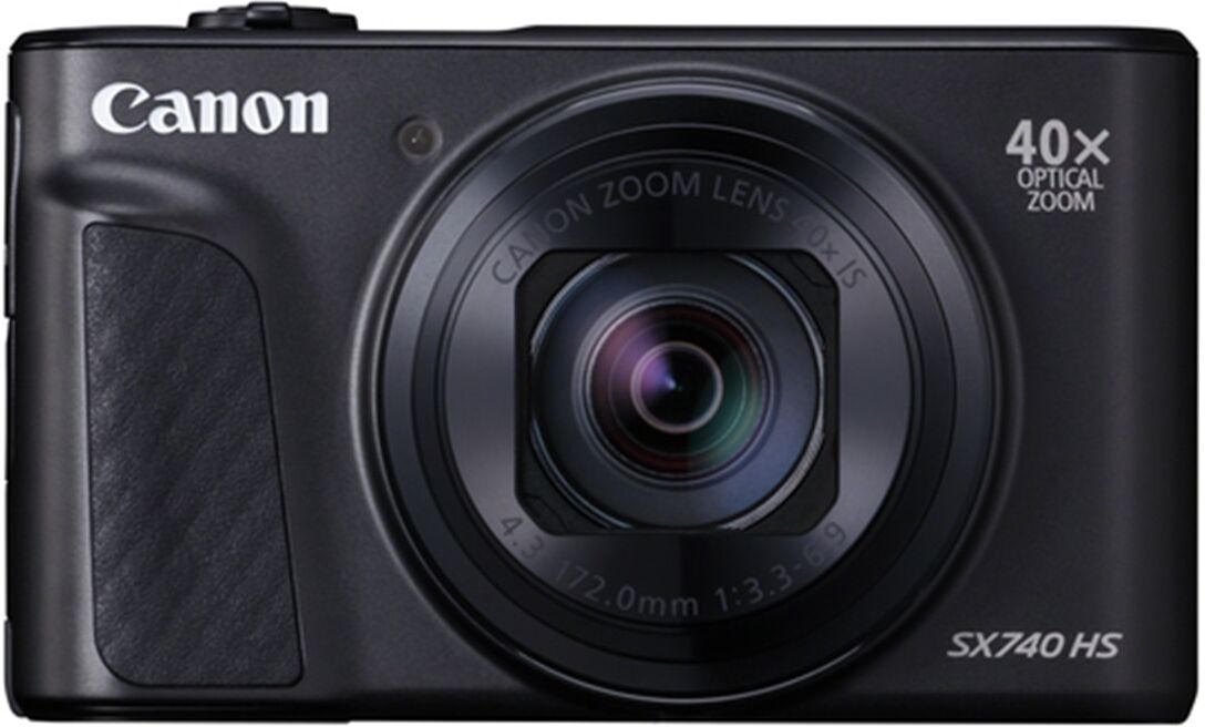 Canon Cámara compacta PowerShot SX740 HS Lite Edition Travel Kit. Negro