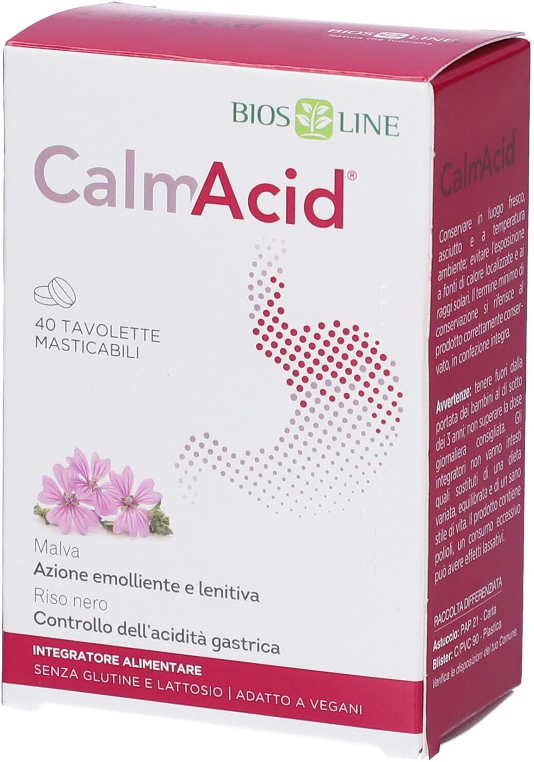 BIOS LINE SpA CalmAcid, 40 tavolette