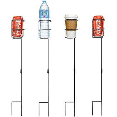 Sorbus Outdoor Beverage/Drink Holder Stakes, Set of 4 - 4-Pack