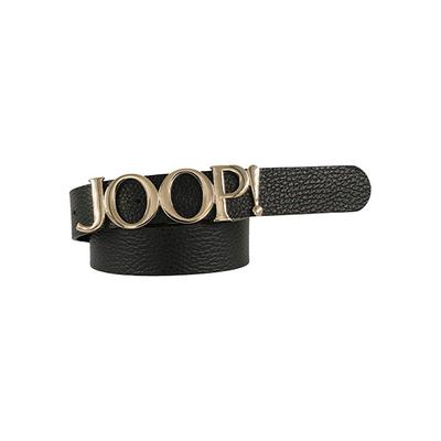 Ledergürtel JOOP, Damen, Gr. 80, schwarz, Rindsleder, Gürtel Ledergürtel, aus Rindnappaleder mit Logo-Pin-Schließe, Breite 2,5cm