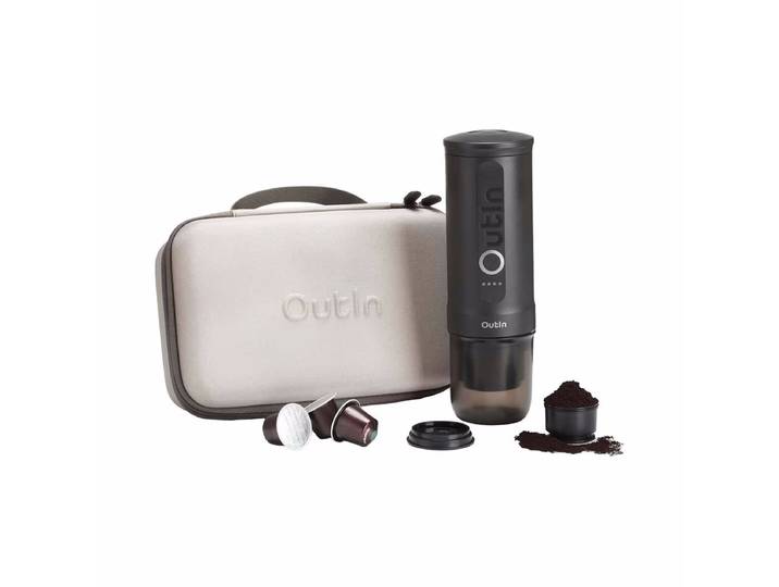 Outin OTEM-01-SG-Bag Geschenkset – Filterkaffeemaschine – space grau